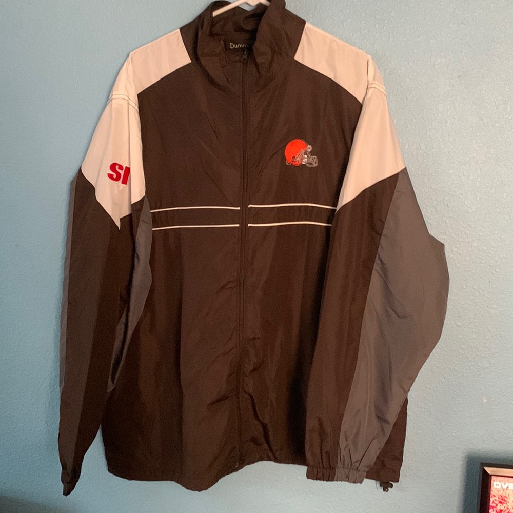 Browns sports illustrated windbreaker